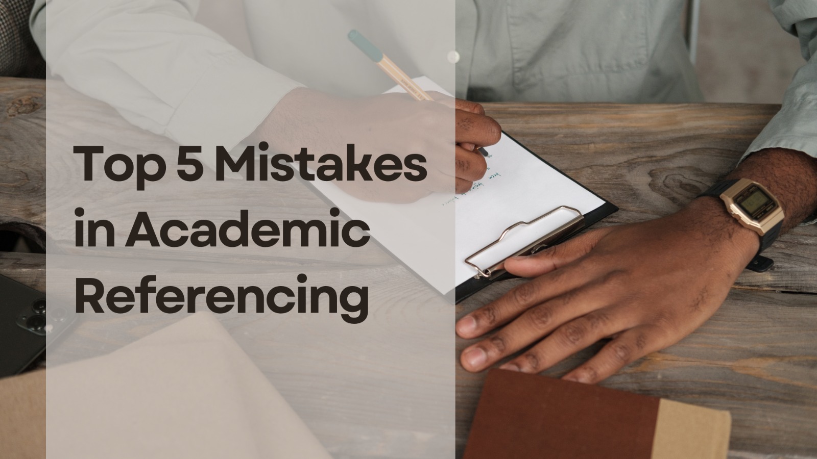 Academic Referencing Mistakes